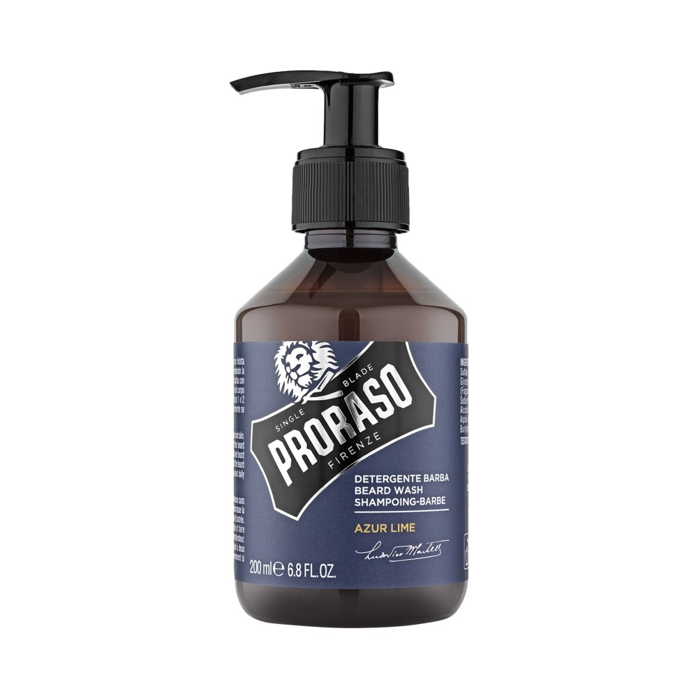 Proraso Azur Lime Szakállmosó / Szakáll sampon - 200 ml